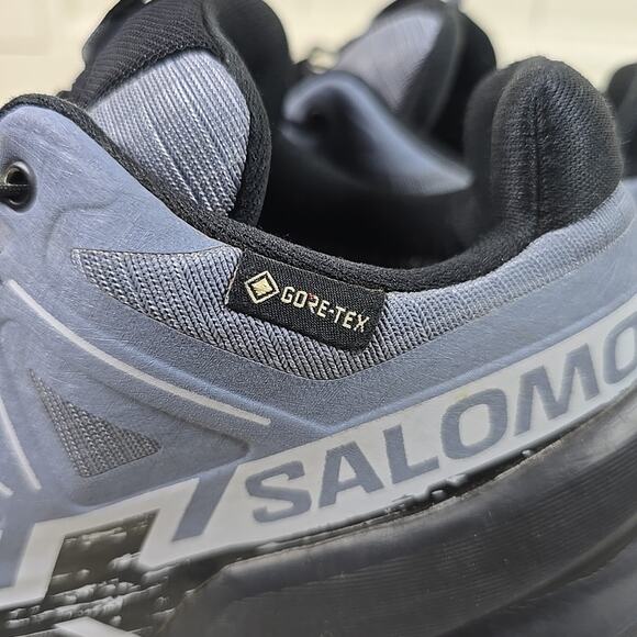 Salomon Speedcross 6 Trail Running Shoes Flint Stone Black Womens 6.5 Gore-Tex - Picture 7 of 11